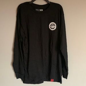 Dirty hands clean money long sleeve tshirt black medium